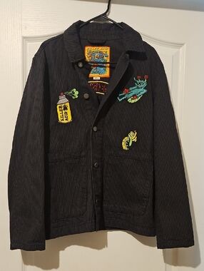 Killer Acid Collard Jacket Small NWOT